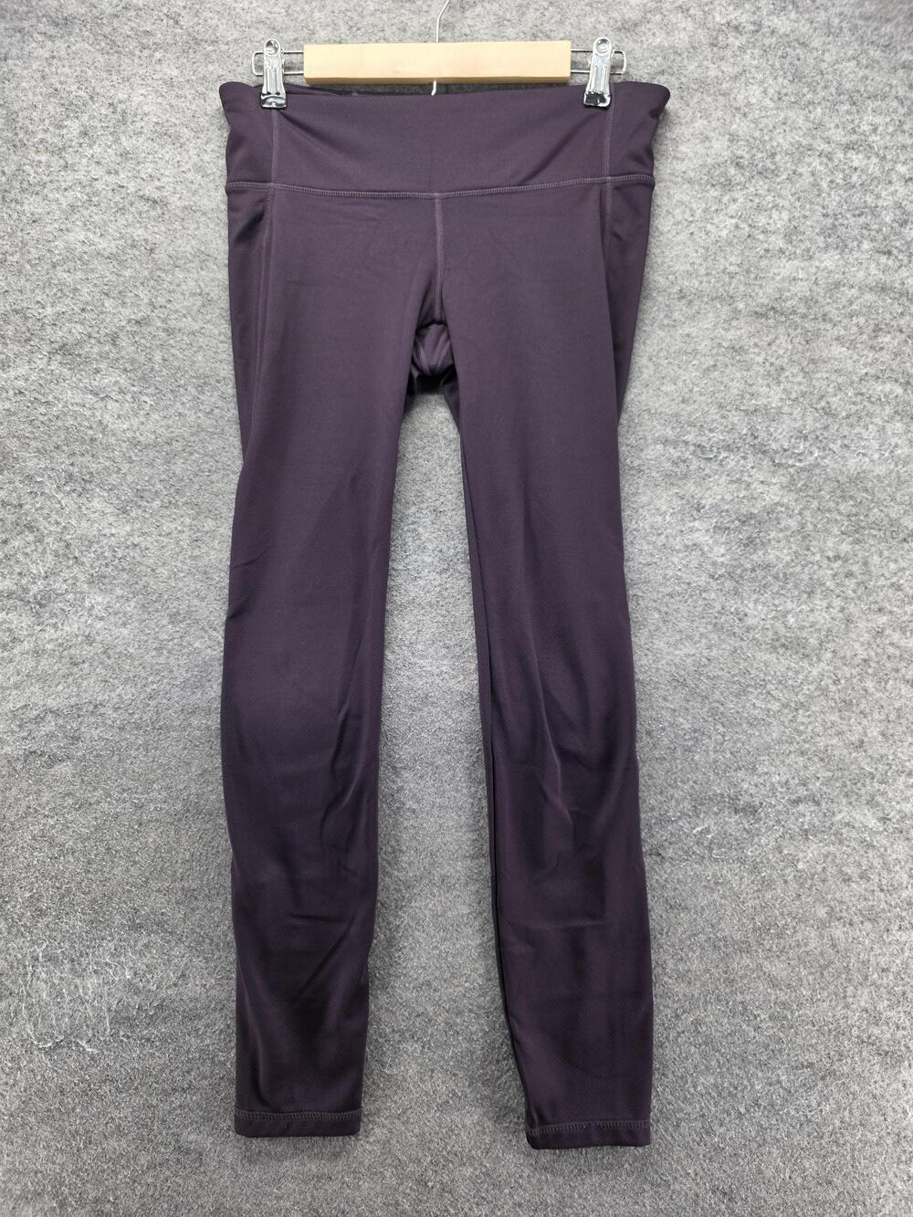 GapFit Leggings Womens M Purple Ankle Gfast Elastic Waist Yoga 28 Inseam